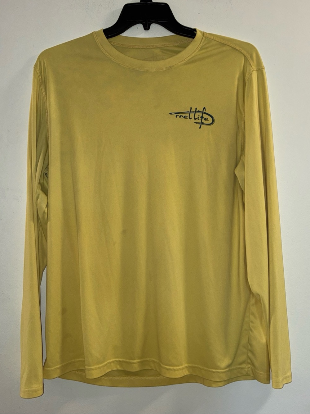 Reel Life Men’s Long-Sleeve Performance Shirt - Yellow